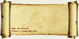 Danica Veljoglavac vizit kartica